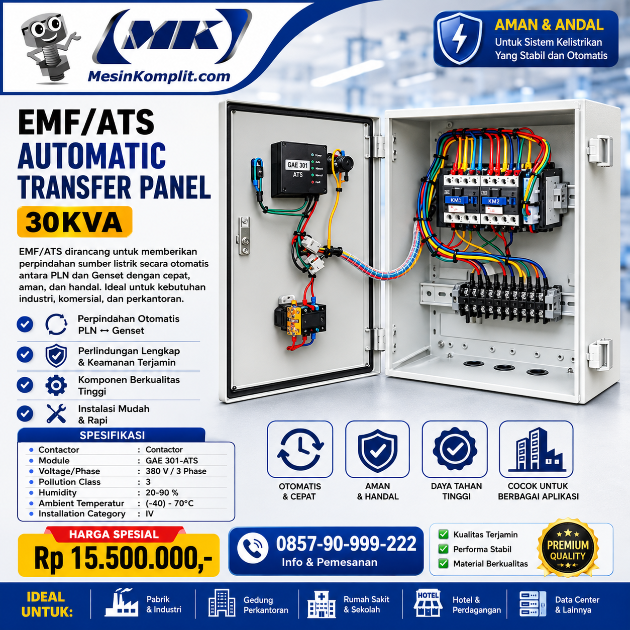 Panel ATS Genset (GEN-020...